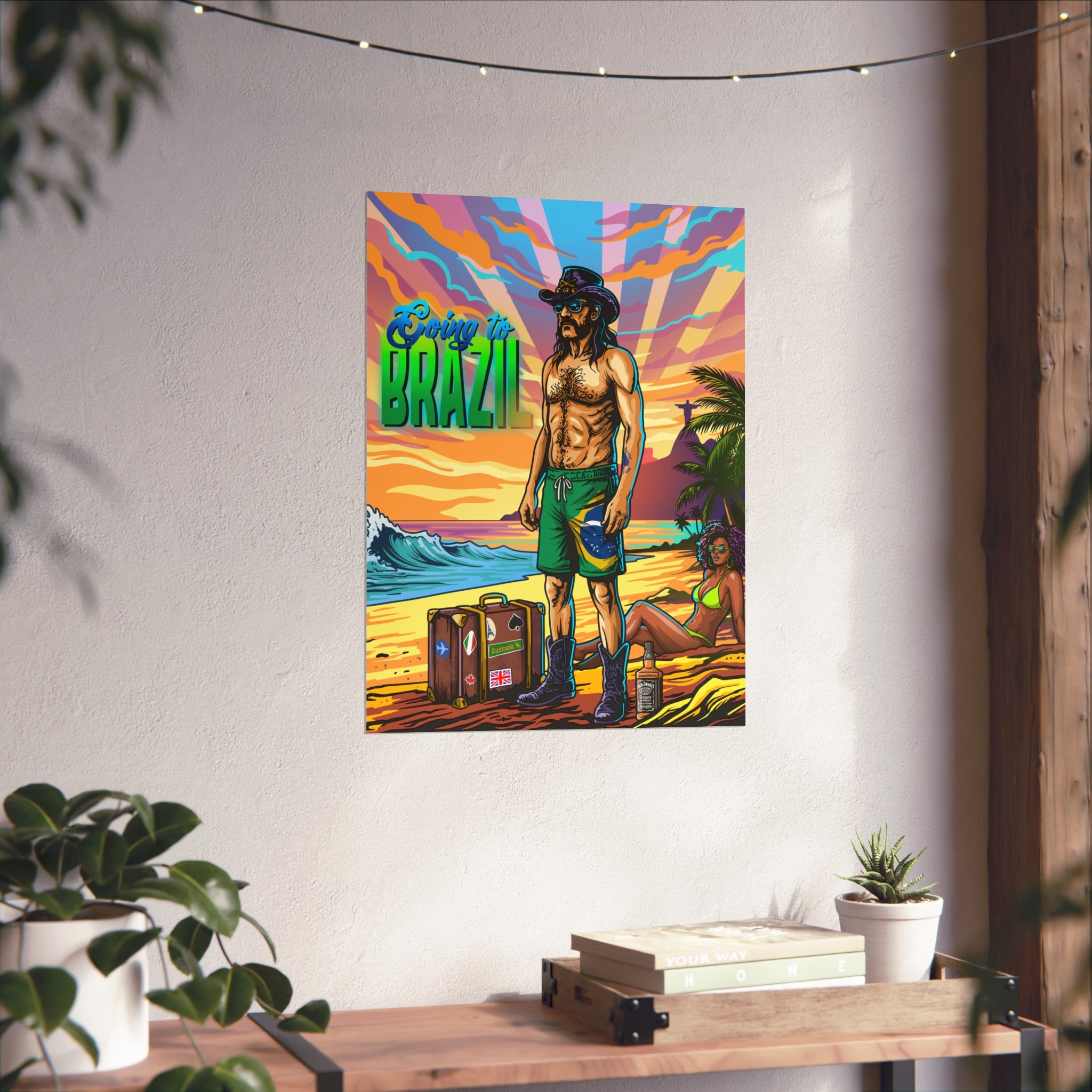 Going to Brazil 18x24" Giclée Art Print