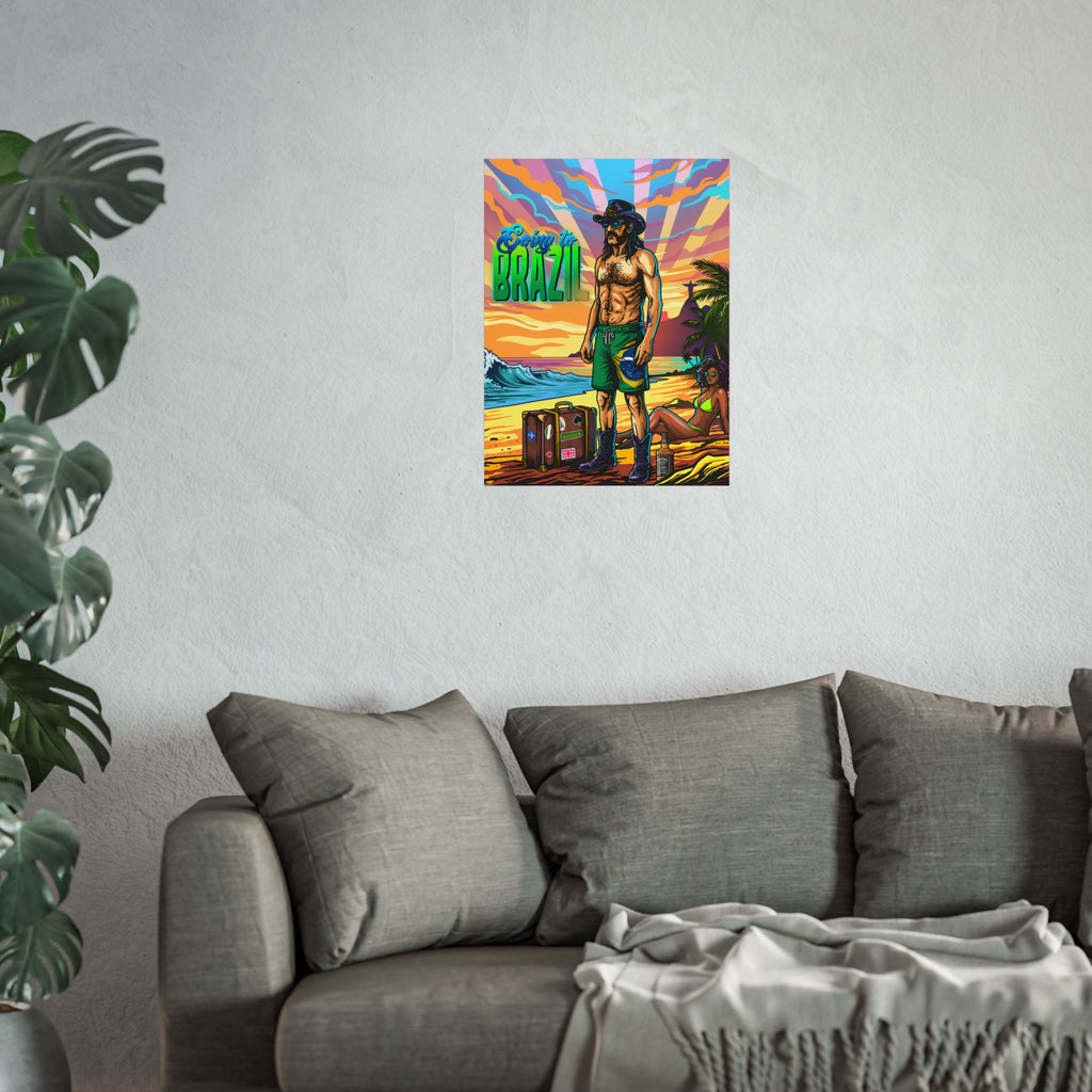 Going to Brazil 18x24" Giclée Art Print