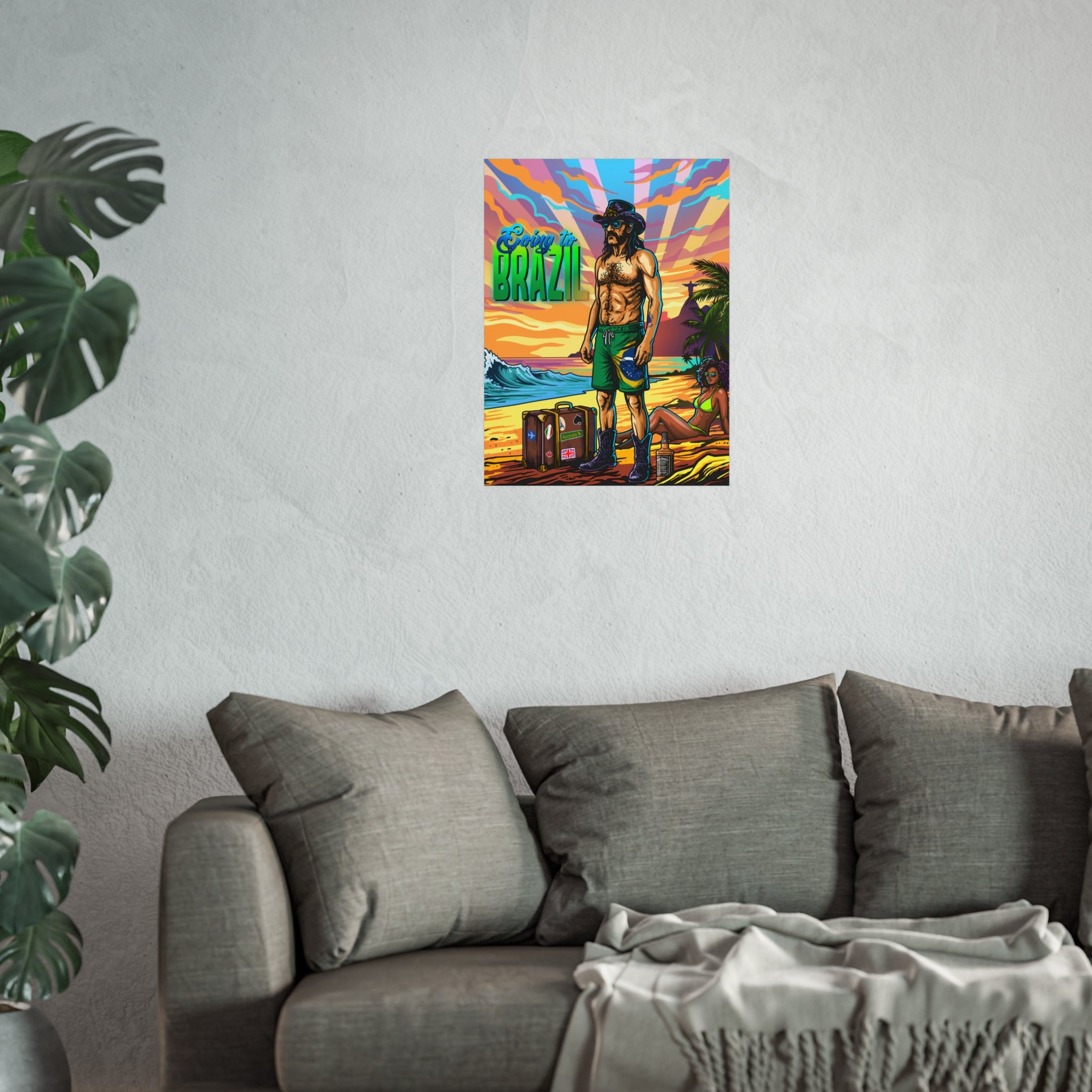 Going to Brazil 18x24" Giclée Art Print