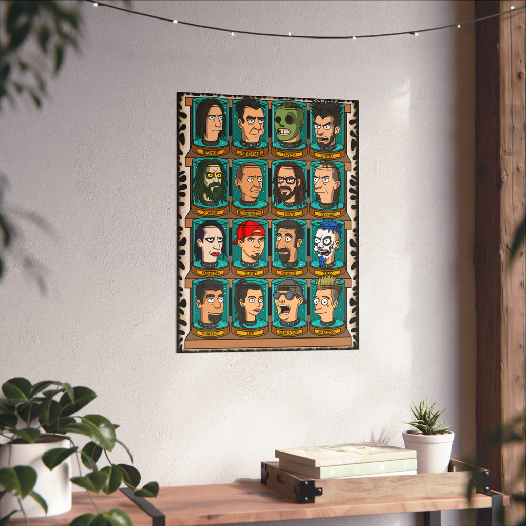 Jar Heads Modern Metal Heroes  18x24" Giclée Art Print