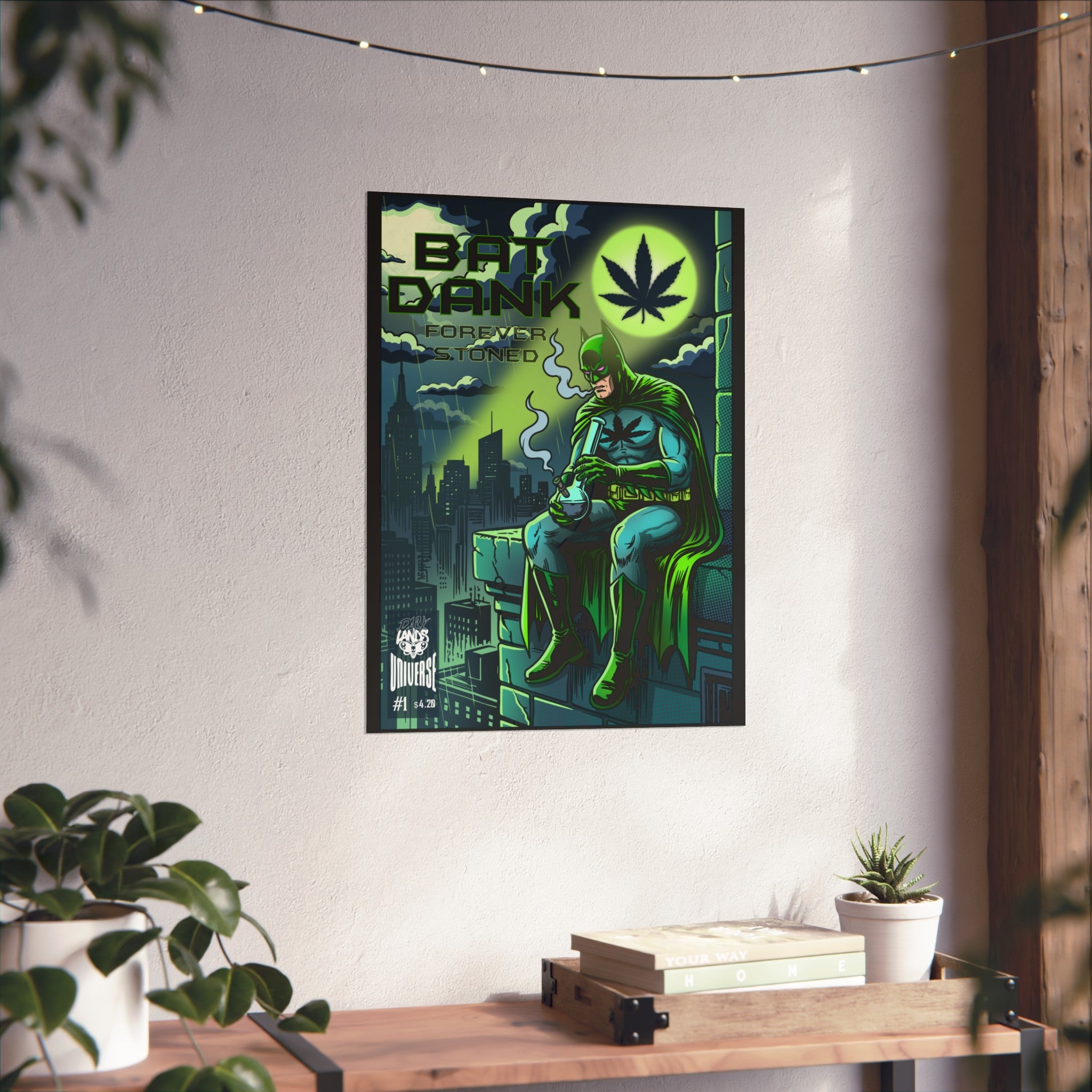 Bat Dank Darklands Comic #1 18x24" Giclée Art Print