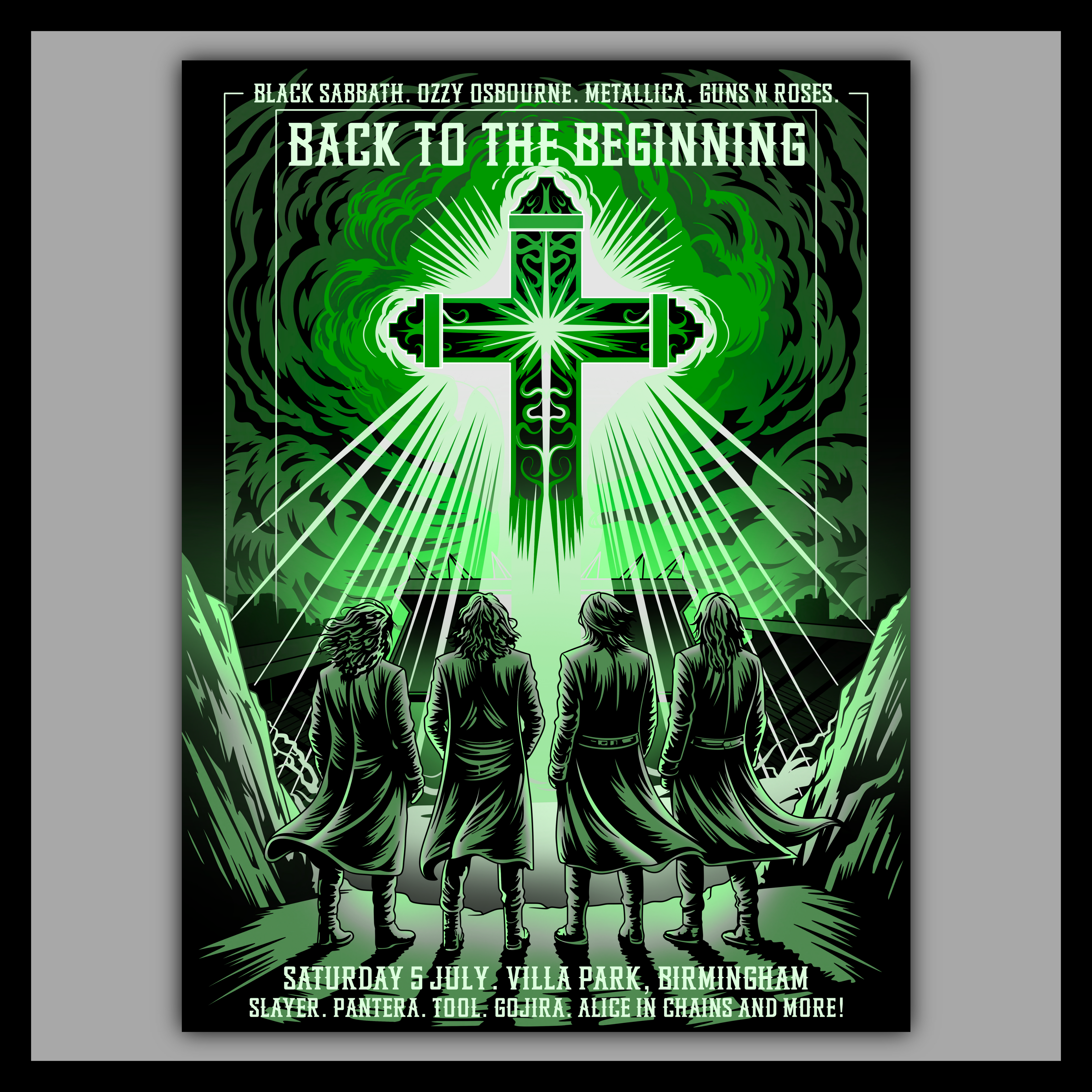 The Beginning - Green LE10 - Fine Art Print