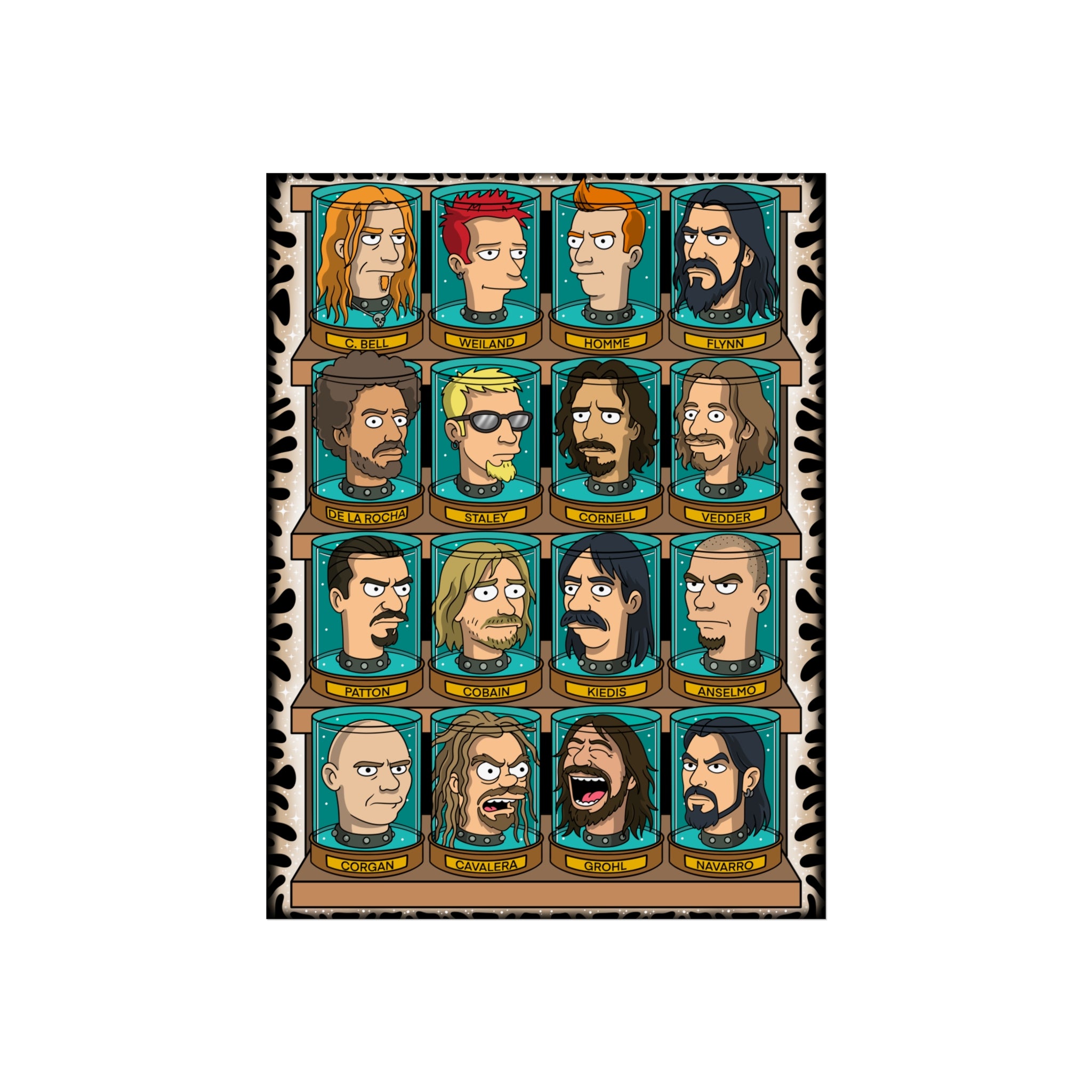 Jar Heads 90s Legends 18x24" Giclée Art Print