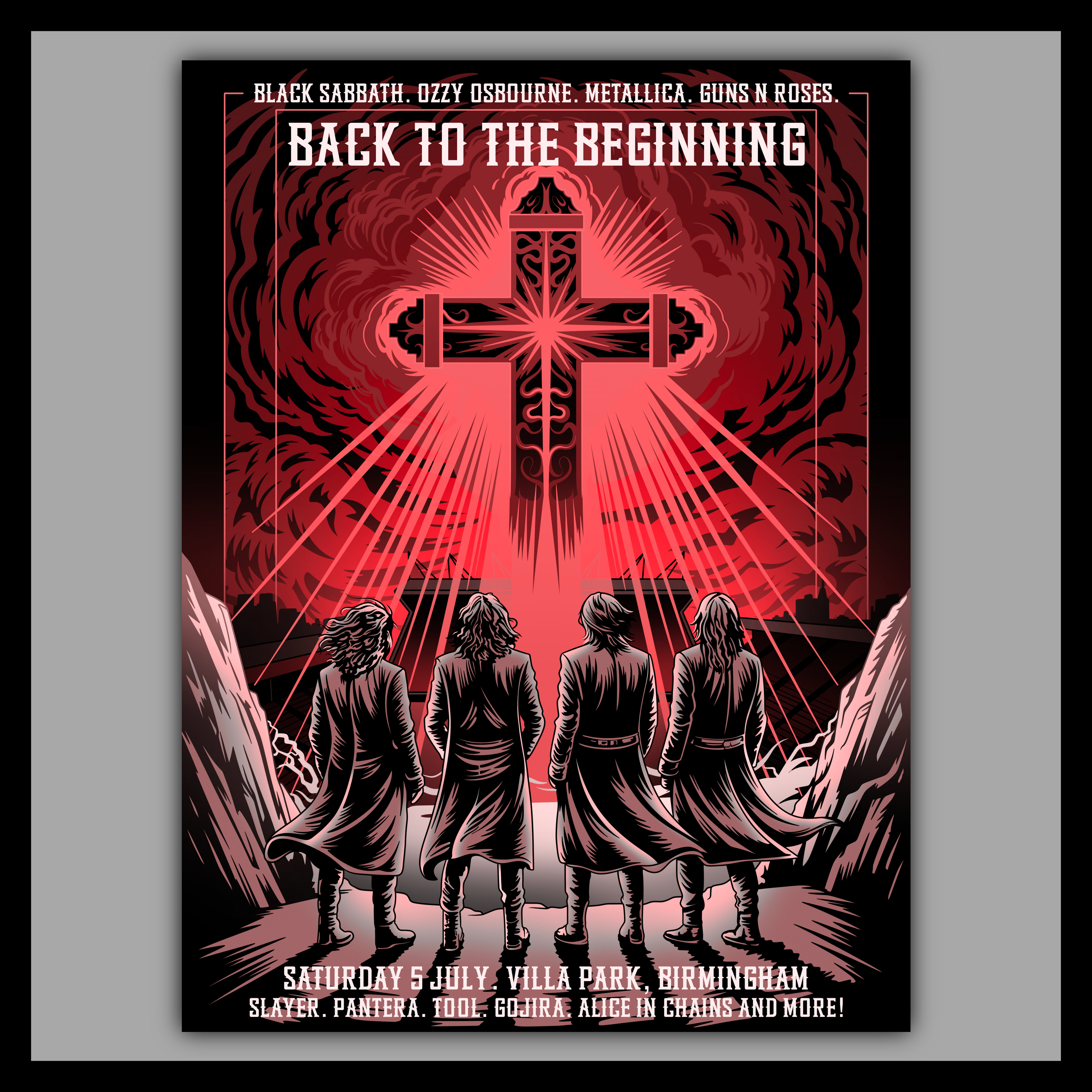 The Beginning - Red LE10 - Fine Art Print – 74Lands