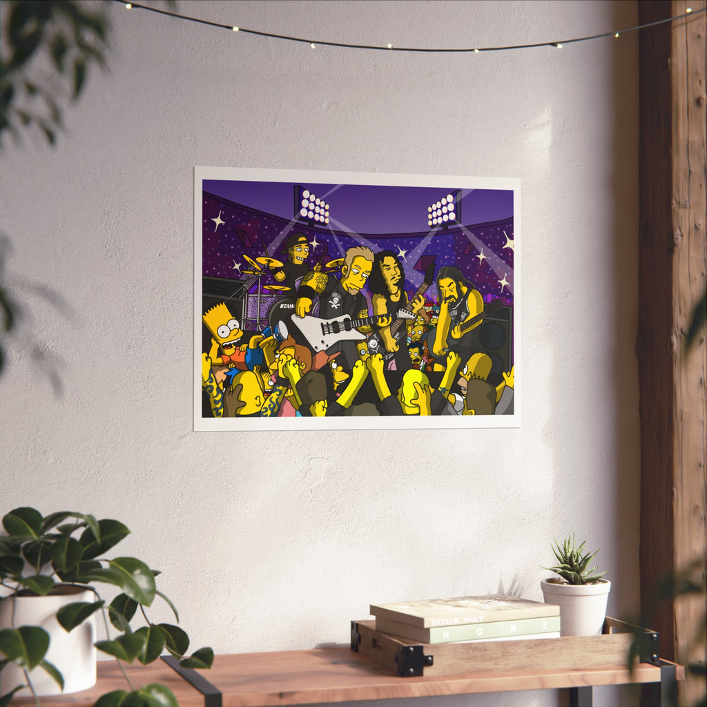 Simptallica 18x24" Giclée Art Print