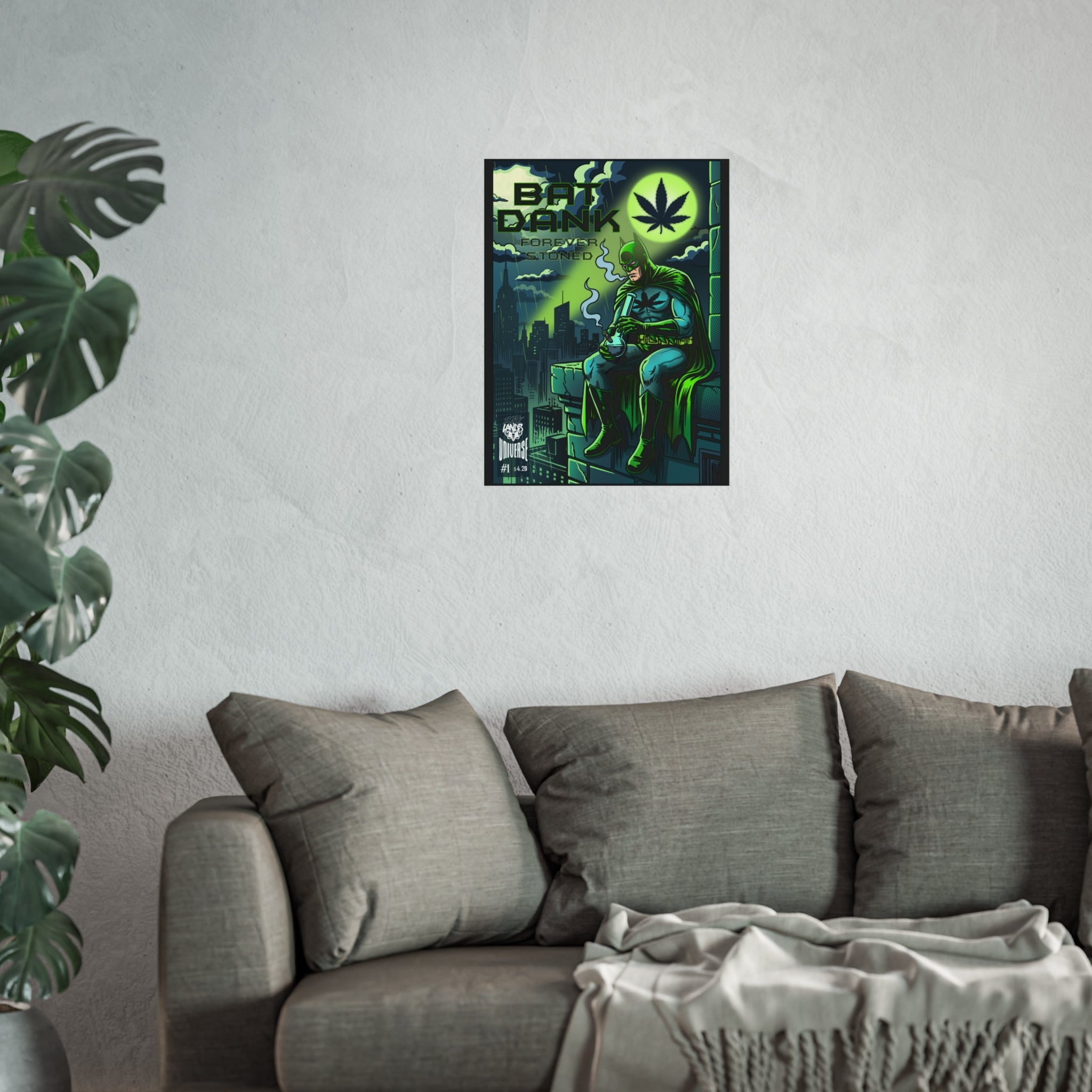 Bat Dank Darklands Comic #1 18x24" Giclée Art Print