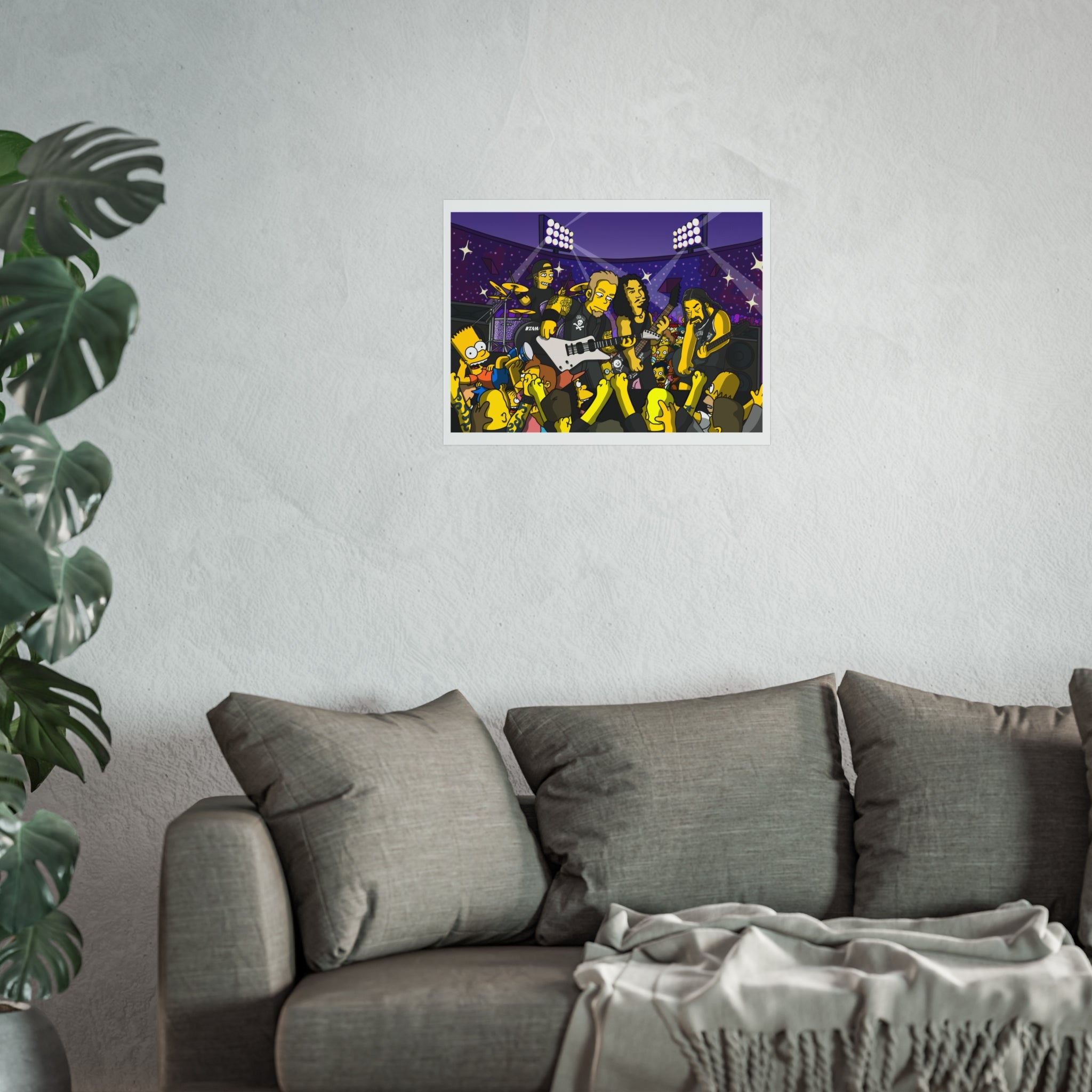 Simptallica 18x24" Giclée Art Print