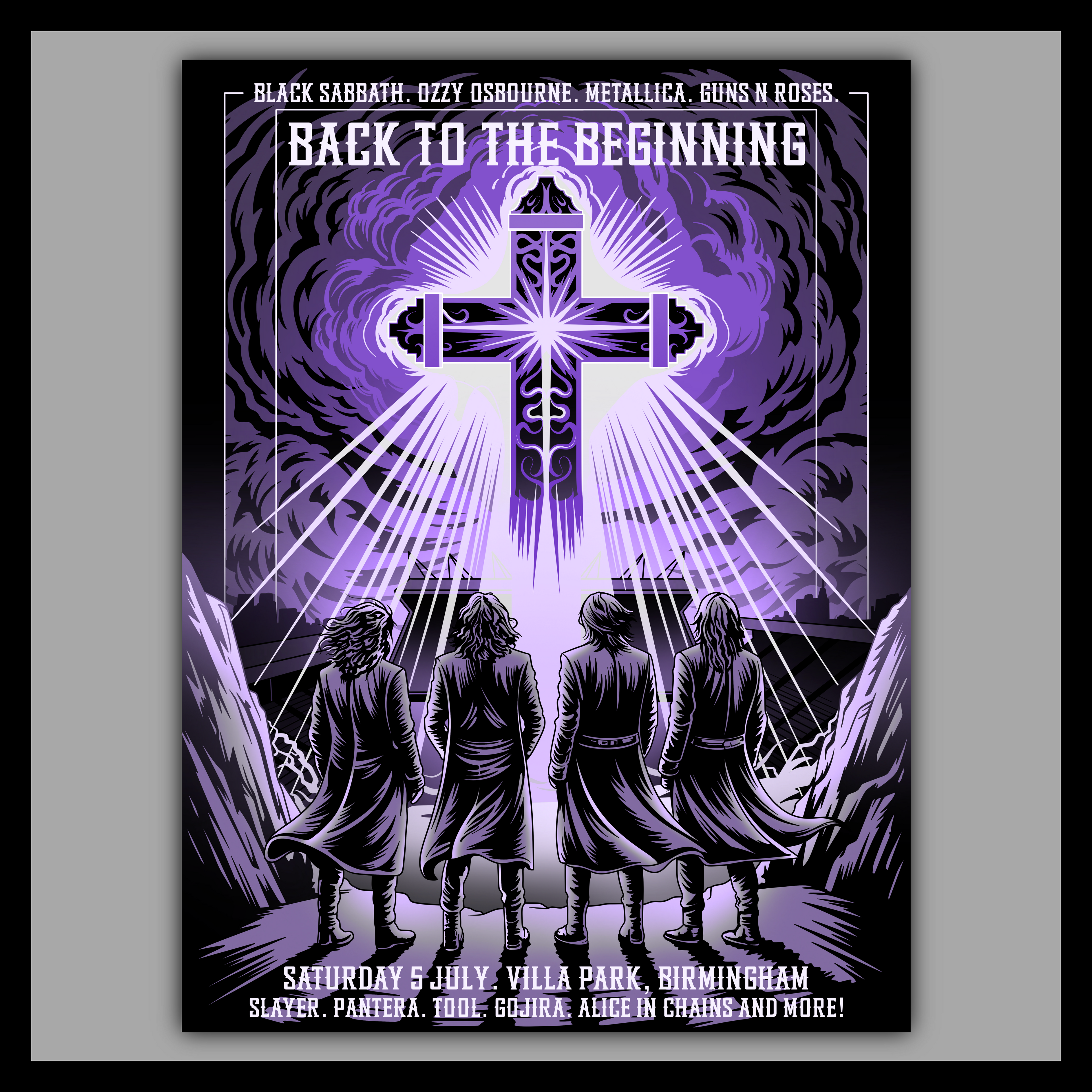 The Beginning - Purple LE10 - Fine Art Print